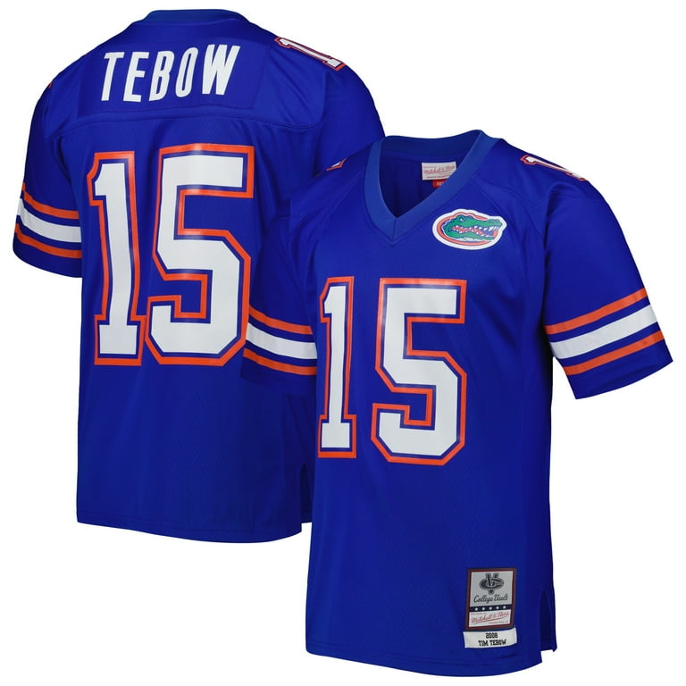 Men's Mitchell Ness Tim Tebow Royal Florida Gators Big Tall