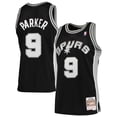 thumbnail image 1 of Men's Mitchell & Ness Tony Parker Black San Antonio Spurs Hardwood Classics Swingman Jersey, 1 of 3