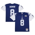 thumbnail image 1 of Men's Mitchell & Ness Troy Aikman Navy Dallas Cowboys 1995 Legacy Replica Jersey, 1 of 3