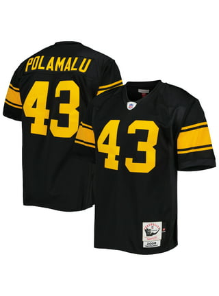 #43 Polamalu - Official NFL Pittsburgh Steelers Legacy Collection Throwback  Alternate Jersey