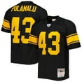 thumbnail image 1 of Men's Mitchell & Ness Troy Polamalu Black Pittsburgh Steelers Legacy Replica Jersey, 1 of 3