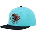 thumbnail image 1 of Men's Mitchell & Ness Turquoise/Black Vancouver Grizzlies Hardwood Classics Team Two-Tone 2.0 Snapback Hat, 1 of 5