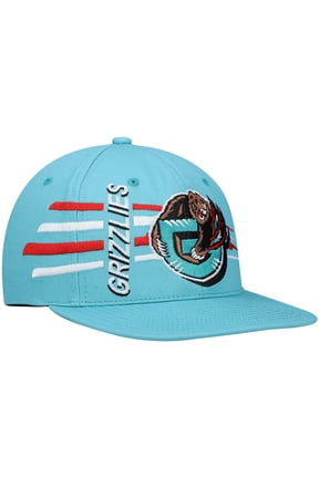 Men's Mitchell & Ness Turquoise Vancouver Grizzlies Hardwood Classics Retro Bolt Deadstock Snapback Hat