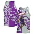 thumbnail image 1 of Men's Mitchell & Ness Vince Carter Purple/Gray Toronto Raptors Sublimated Player Tank Top, 1 of 3