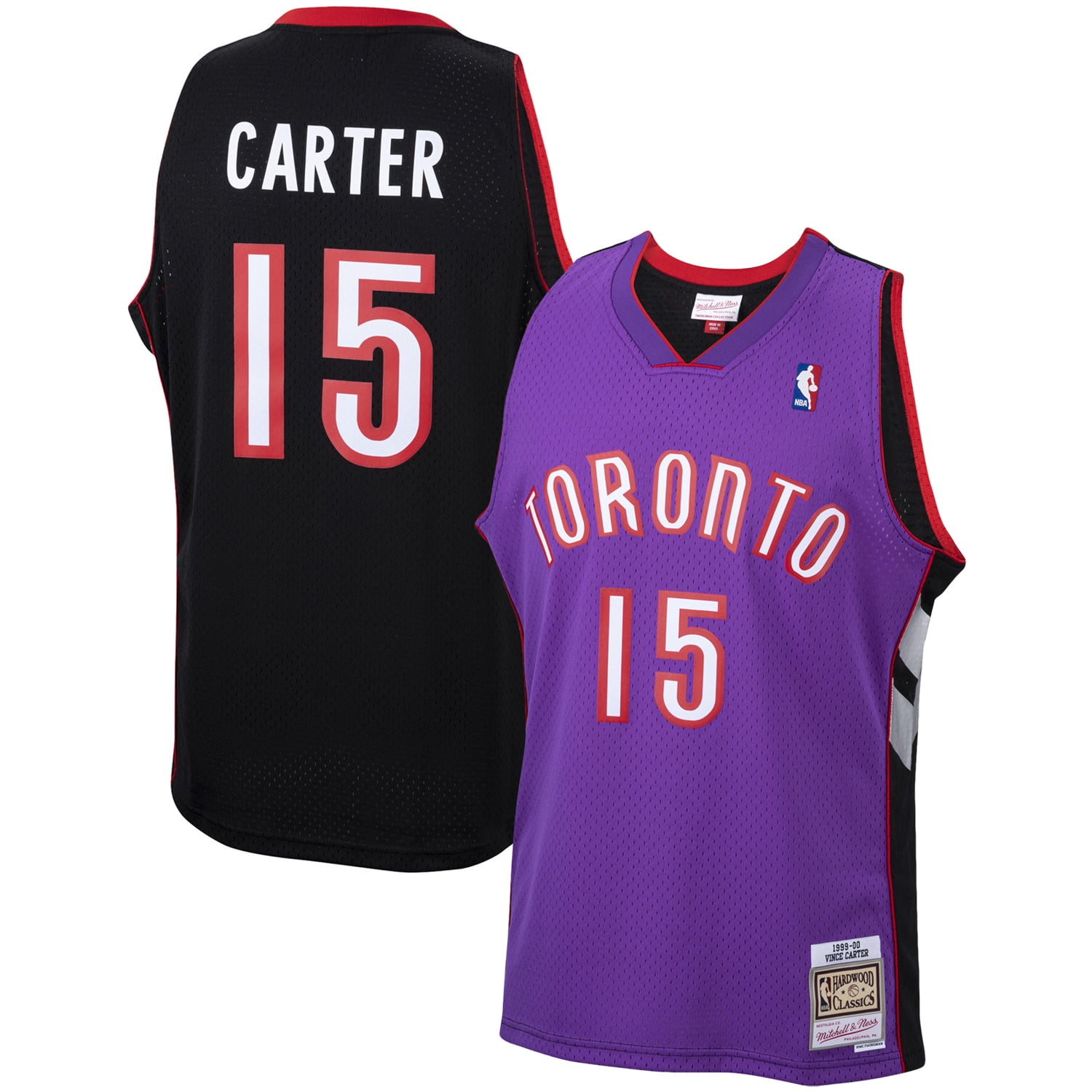 Men's Toronto Raptors Mitchell & Ness Purple Hardwood Classics