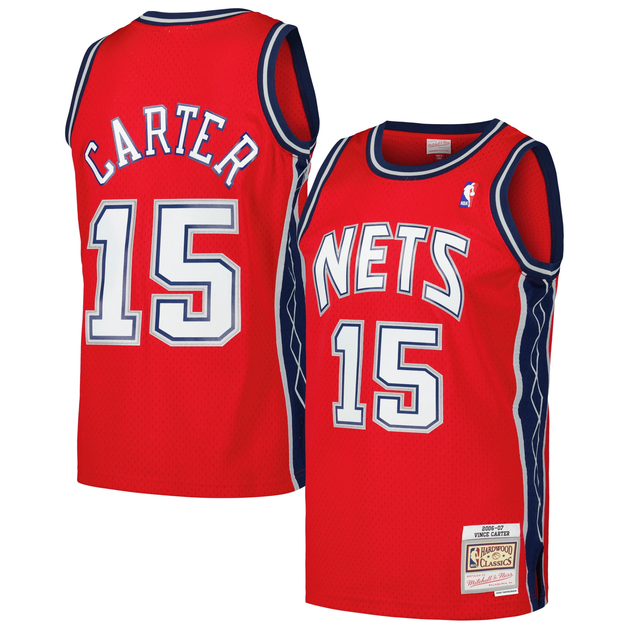 Memphis Grizzlies Vince Carter Red Jersey Men