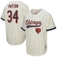 thumbnail image 1 of Men's Mitchell & Ness Walter Payton Cream Chicago Bears Name & Number Mesh Button-Up Baseball Jersey, 1 of 3