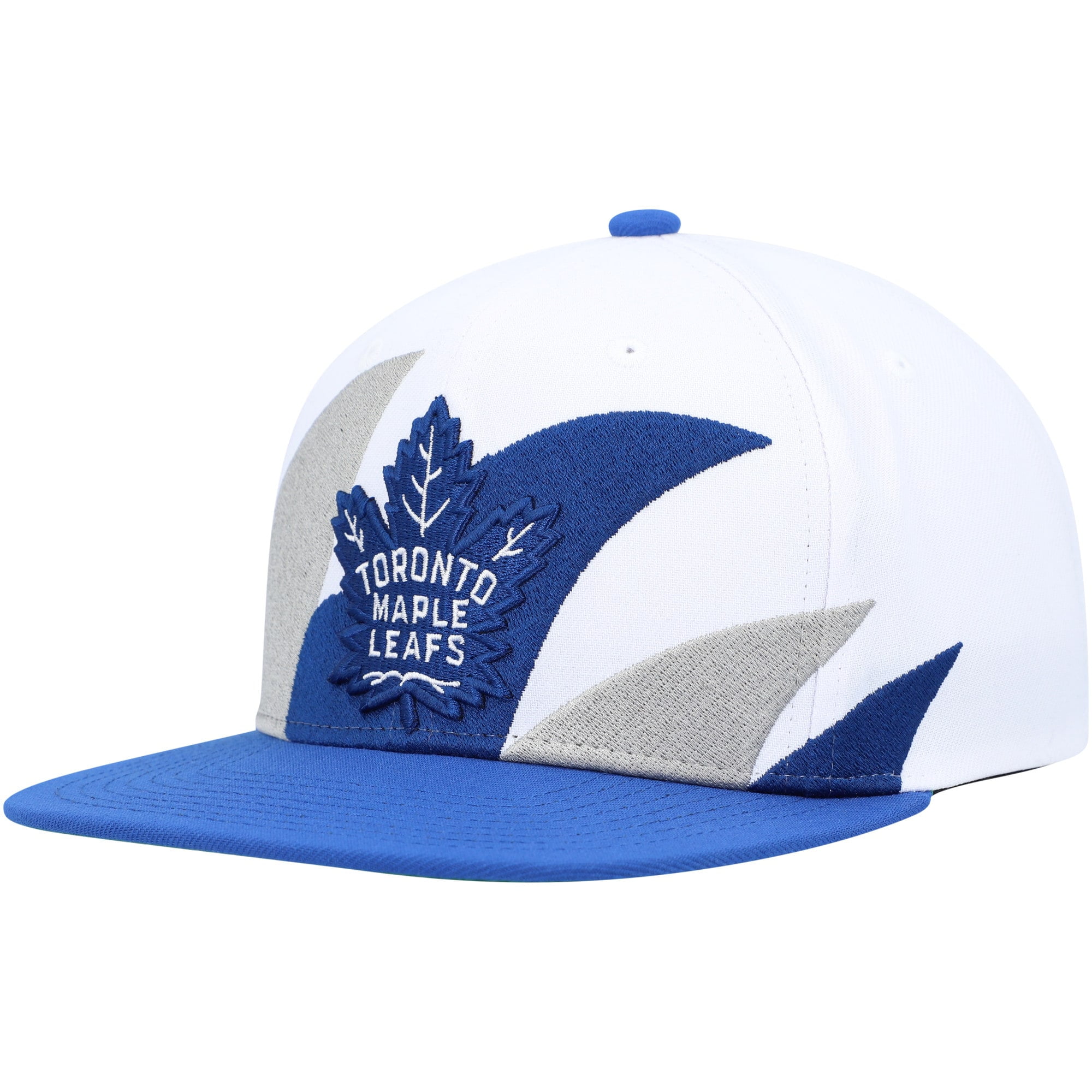 Men s Mitchell Ness White Blue Toronto Maple Leafs Vintage