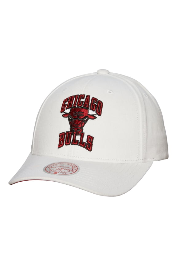 Men's Mitchell & Ness White Chicago Bulls Hardwood Classics All In Retro Snapback Hat