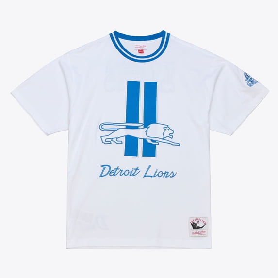 Men's Mitchell & Ness White Detroit Lions Arctic T-Shirt