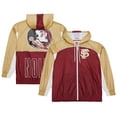 thumbnail image 1 of Men's Mitchell & Ness White Florida State Seminoles Big Shot Premium Full-Zip Windbreaker, 1 of 7