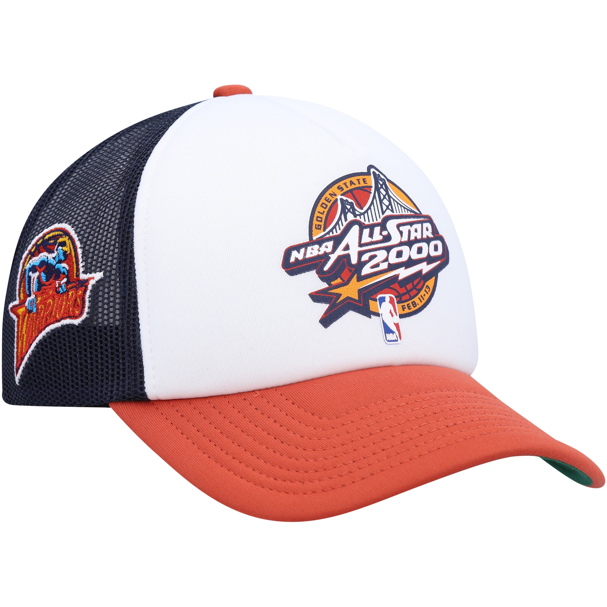 Men s Mitchell Ness White Golden State Warriors Hardwood