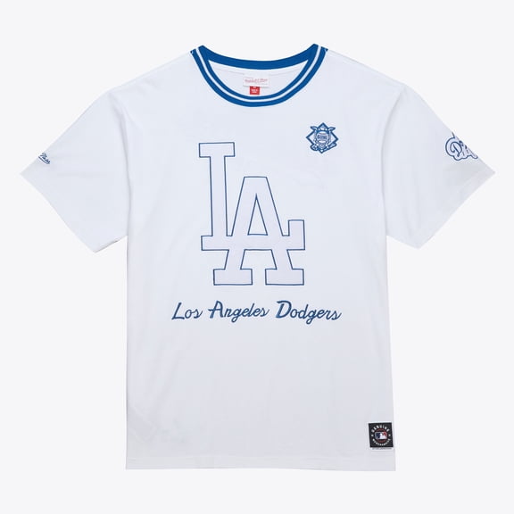 Men's Mitchell & Ness White Los Angeles Dodgers Arctic T-Shirt