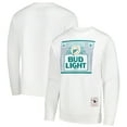 thumbnail image 1 of Men's Mitchell & Ness x Bud Light White Miami Dolphins The Crest Pullover Sweatshirt, 1 of 3
