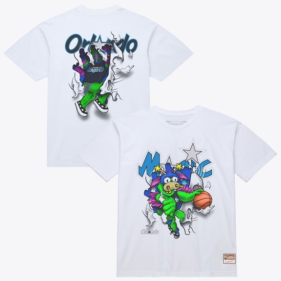 Men's Mitchell & Ness White Orlando Magic Breakthrough T-Shirt