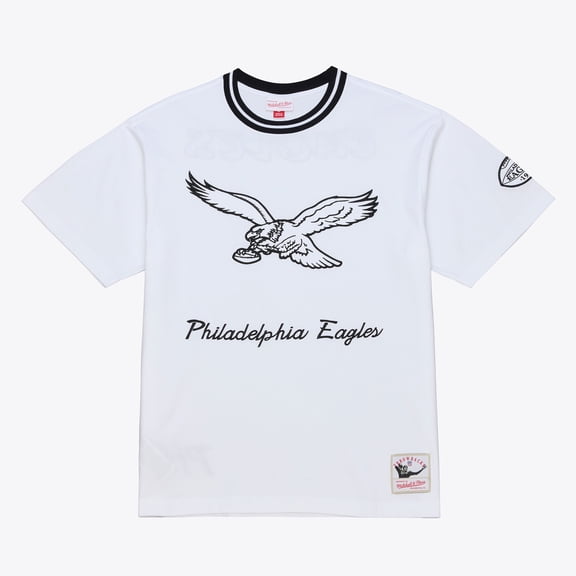 Men's Mitchell & Ness White Philadelphia Eagles Arctic T-Shirt
