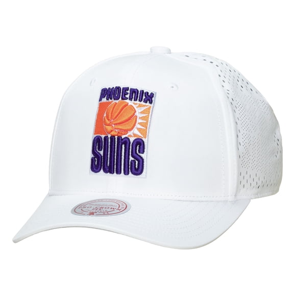 Men's Mitchell & Ness White Phoenix Suns Perfect Lightweight Pro Crown Adjustable Hat
