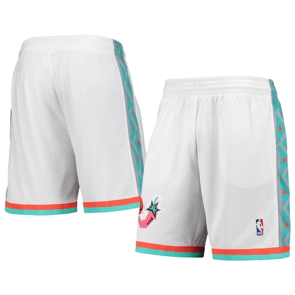 Men's Mitchell & Ness White Western Conference Hardwood Classics 1996 All-Star Game Swingman Shorts