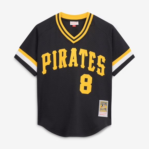 Men's Mitchell & Ness Willie Stargell Black Pittsburgh Pirates Authentic Batting Practice Jersey