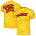 thumbnail image 1 of Men's Mitchell & Ness Yellow Hulk Hogan Hulkamania Tie-Dye T-Shirt, 1 of 3