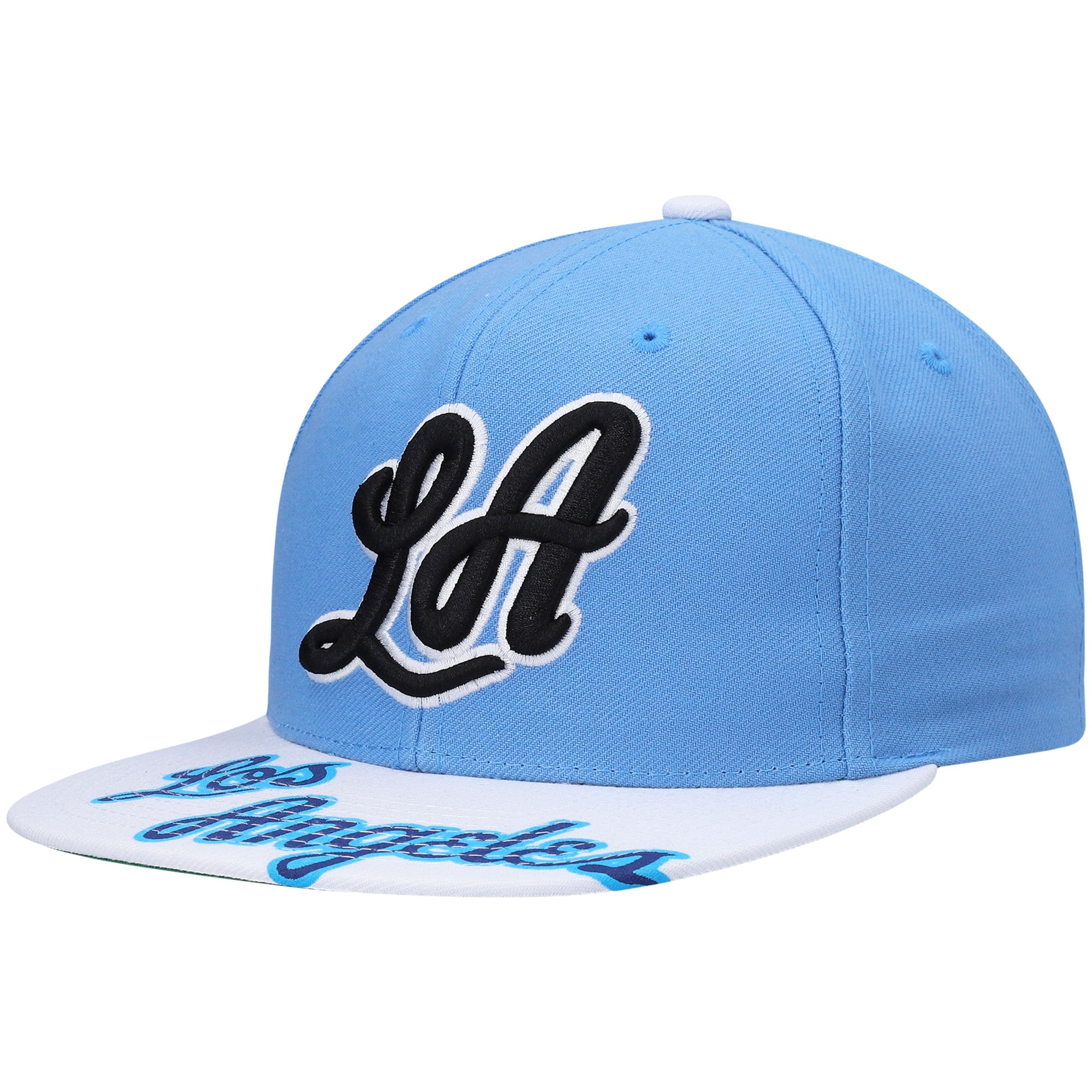 Blue White Lakers Cap Men's Lakers Hardwood Classics Reload