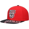 thumbnail image 1 of Men's Mitchell & Ness x Lids Red/Black New Jersey Nets Hardwood Classics Reload 3.0 Snapback Hat, 1 of 5