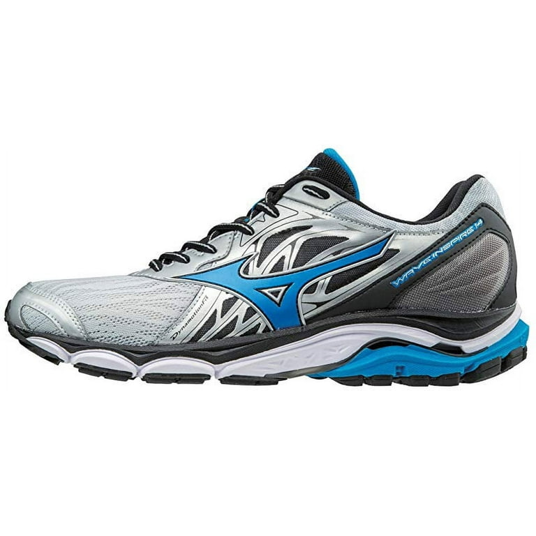 Men's Mizuno Wave Inspire 14 Running Shoe Silver/Directoire Blue