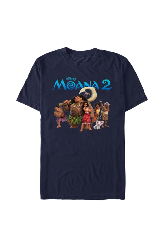 Men's Moana 2 Group Portrait Graphic T-Shirt