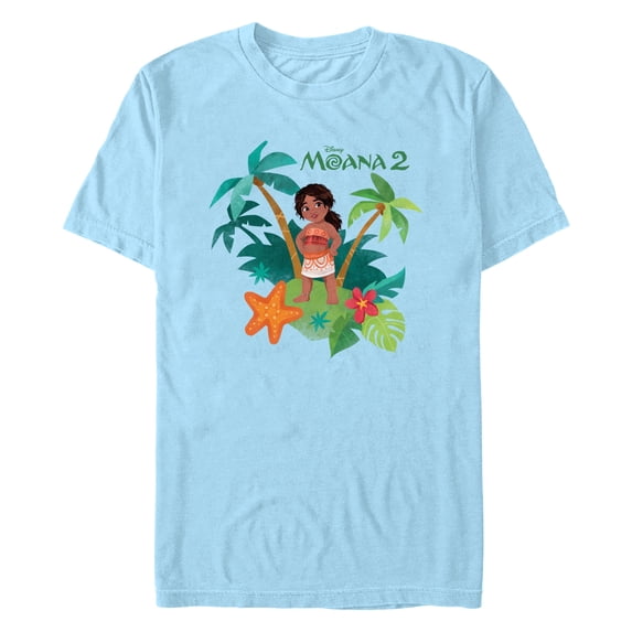 Men's Moana 2 Simea Portrait Graphic T-Shirt