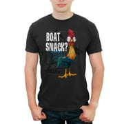 Mens Moana Hei Hei Boat Snack Graphic T-Shirt