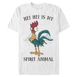 Men's Moana Moana Hei Hei Spirit Animal Graphic T-Shirt