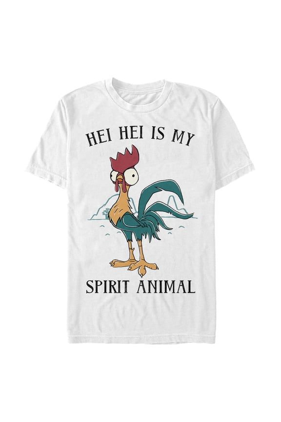 Men's Moana Moana Hei Hei Spirit Animal Graphic T-Shirt