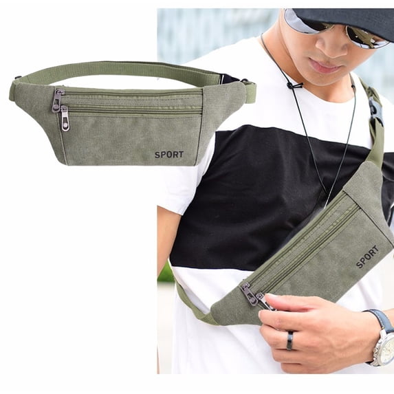 Men’s Mobile Phone Belt Bag, Thickened Wear-Resistant Waist Pack, Large Capacity Lightweight Design, Adjustable Belt for Work Outdoor Cashier Daily Carry