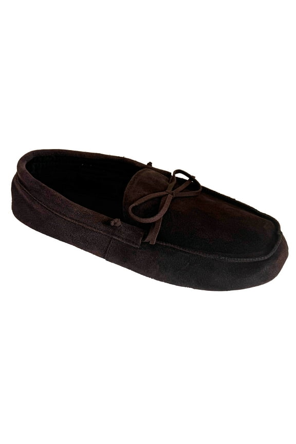 Men's Moccasin House Slipper Suede Leather Insulated Shoes