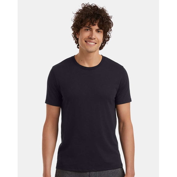 Men's Modal Tri-Blend T-Shirt - BLACK - 2XL