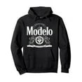 thumbnail image 1 of Unisex Hoodie Balck/3XL,Men's Modelo Print Hoodie With Pockets Casual Breathable Hooded Text Sweatshirt, Funny Retro Print Design Streetwear Hoodies, 1 of 5