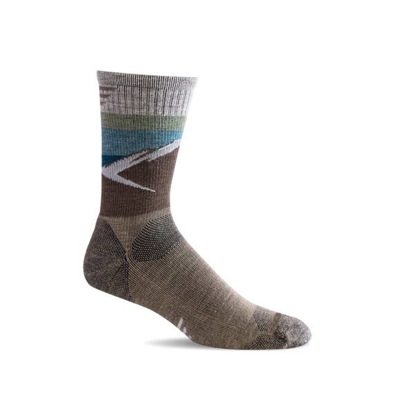 Men's Modern Mountain Crew Moderate Compression Socks