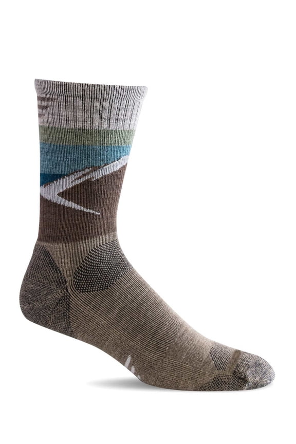 Men's Modern Mountain Crew Moderate Compression Socks