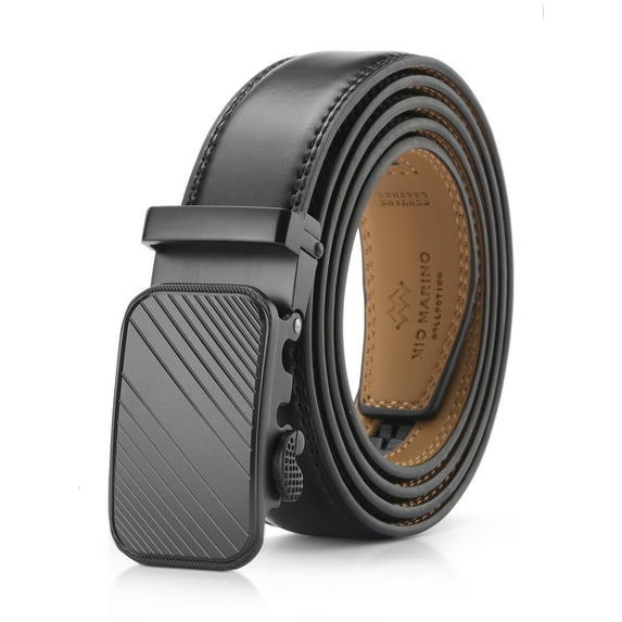 Men's Modern Striped Ratchet Belt