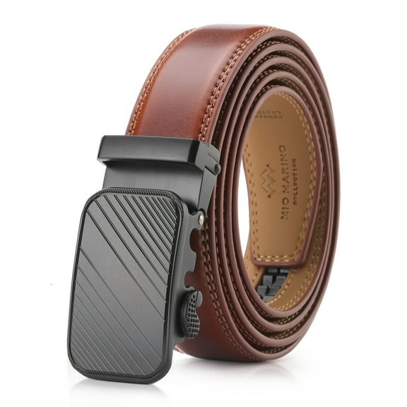 Men's Modern Striped Ratchet Belt