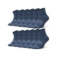 thumbnail image 1 of Men's Moisture Control Low Cut Ankle Socks 12 Pack - Mio Marino, 1 of 7