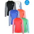 thumbnail image 1 of Men's Moisture Wicking Active Two-Tone Raglan Tee (6-Pack), 1 of 2