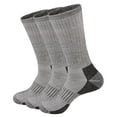 thumbnail image 1 of Men's Moisture Wicking Heavy Cushion Wool Blend Crew Socks, 1 of 6