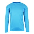 thumbnail image 1 of Men's Moisture Wicking Long Sleeve Performance Crew Neck Tagless Tee (Sizes, S-2XL), 1 of 5