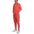 thumbnail image 1 of Men's Moisture Wicking Performance Active Sweater Track Jacket & Jogger 2-Piece Classic Set (Sizes, S-2XL), 1 of 5