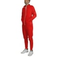 thumbnail image 1 of Men's Moisture Wicking Performance Active Sweater Track Jacket & Jogger 2-Piece Classic Set (Sizes, S-2XL), 1 of 5