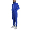 thumbnail image 1 of Men's Moisture Wicking Performance Active Sweater Track Jacket & Jogger 2-Piece Classic Set (Sizes, S-2XL), 1 of 5