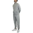 thumbnail image 1 of Men's Moisture Wicking Performance Tech Sweater & Pants 2-Piece Dry Fit Active Set With Reflective Ankle Zipper Design (Sizes, S-2XL), 1 of 5