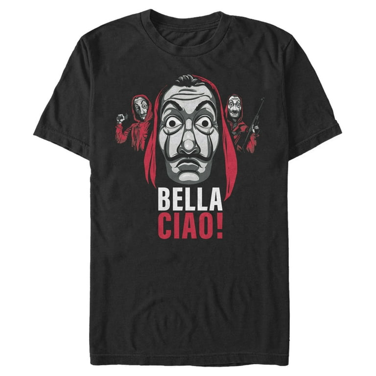 Bella ciao t shirt 2025 la casa de papel