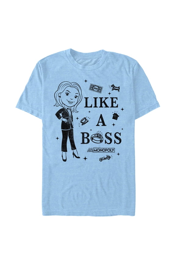 Men's Monopoly Like a Boss Ms. Monopoly Graphic T-Shirt